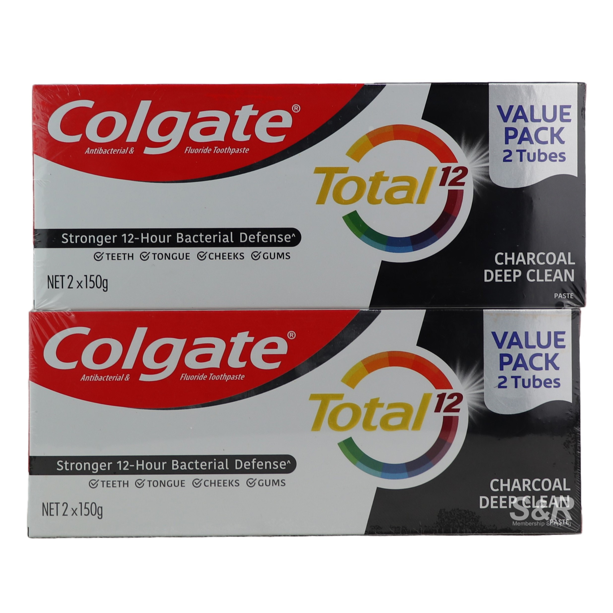 Colgate Total Charcoal Deep Clean Toothpaste (150g x 4pcs)